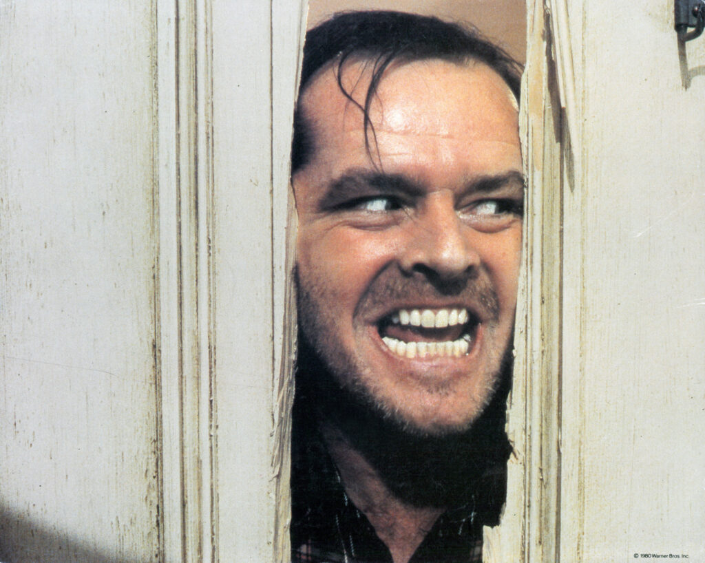 A still from The Shining, one of the best Father's Day horror movies.